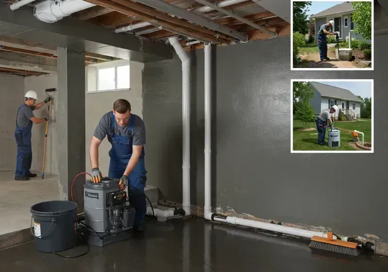 Basement Waterproofing and Flood Prevention process in Fairview, CA